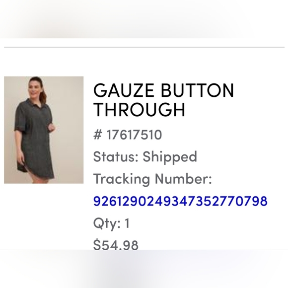 Torrid gauze cover up - Picture 4 of 4